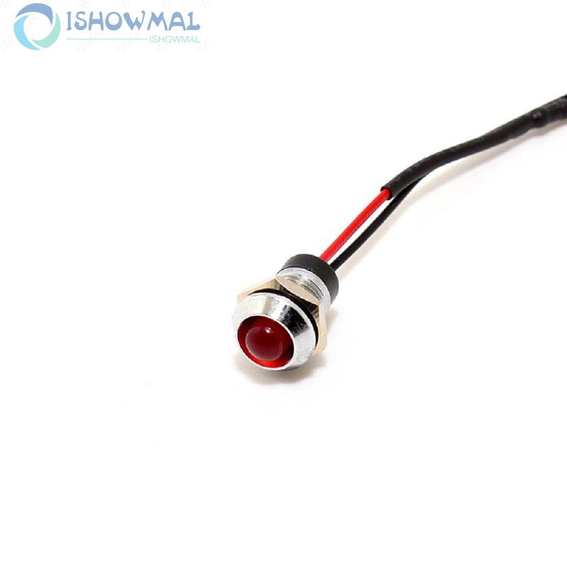 Set 5 bóng đèn báo 12V có dây với nhiều màu sắc và có giá đỡ kim loại | BigBuy360 - bigbuy360.vn