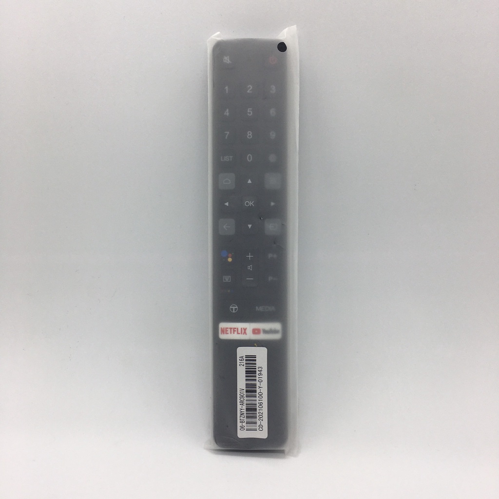 Remote TV TCL GIỌNG NÓI ZIN HÀNG HÃNG - Điều khiển tv TCL micro dài mới nhất có chức năng MICRO