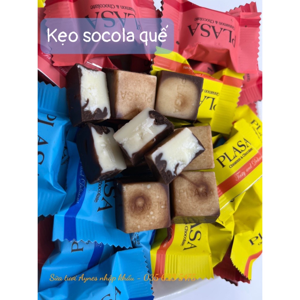 2kg - 450k- Kẹo socola hoa quả cao cấp 10 vị