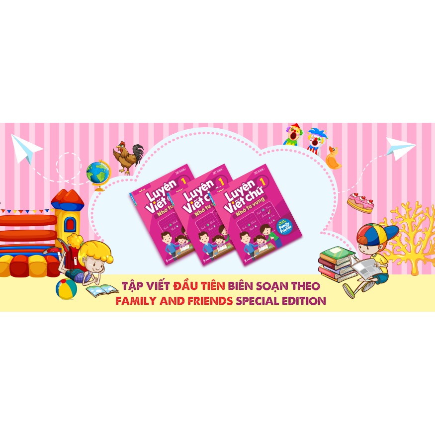 Sách - Luyện viết chữ nhớ từ vựng 1 Tập Viết Theo Bộ Sách Family and Friends Special Edition MEGATH9325