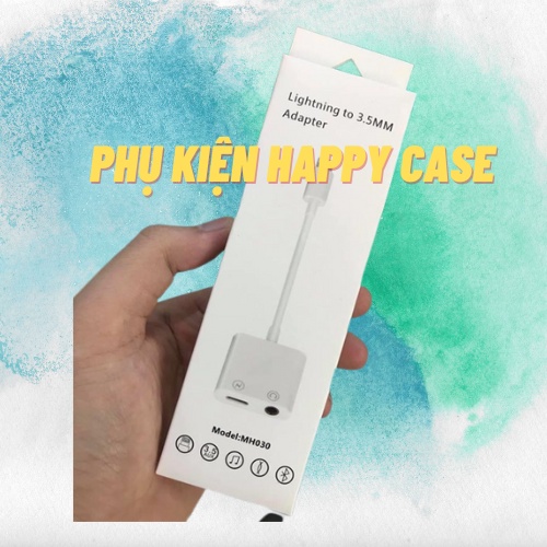(KẾT NỐI BLUETOOTH) Jack chuyển đổi 2 cổng vừa nghe nhạc vừa sạc, tai nghe chân tròn 3.5