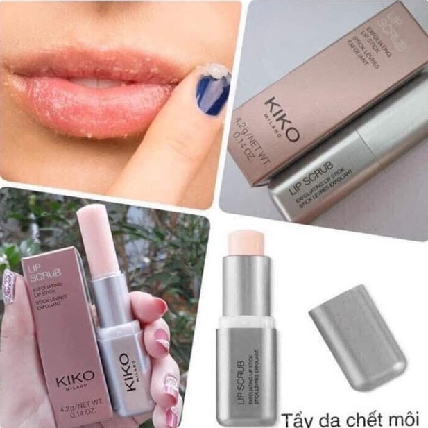 Kiko Lip Scrub - Tẩy Da Chết Môi Dạng Thỏi 4,2gr