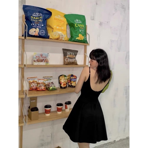 Đầm 2 dây nữ dáng sporty xoè năng động phù hợp mùa hè