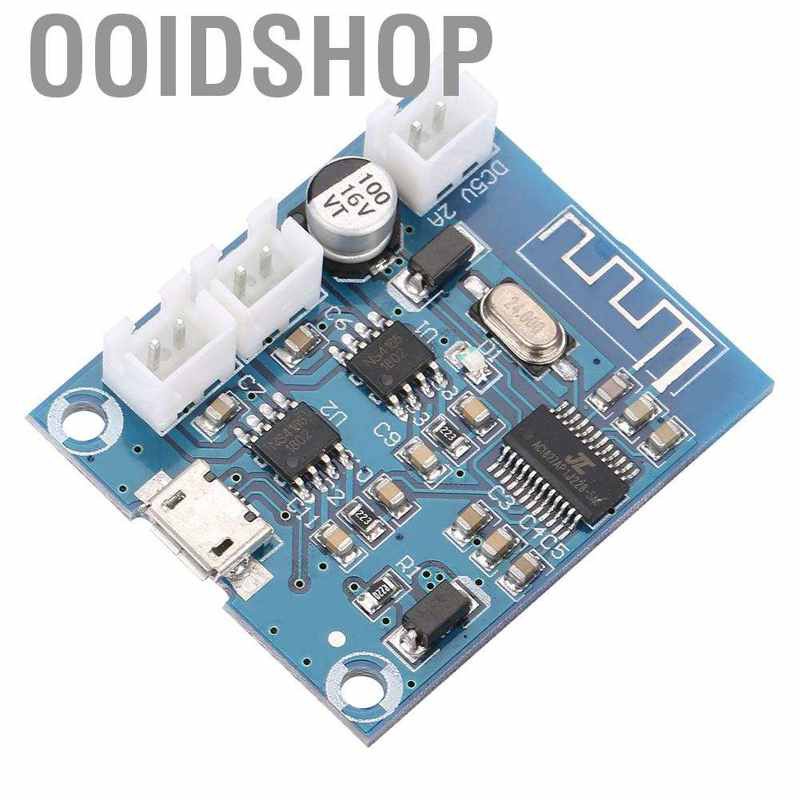 Bảng mạch khuếch đại âm thanh bluetooth kỹ thuật số kênh kép 5w + dc 5v 2a