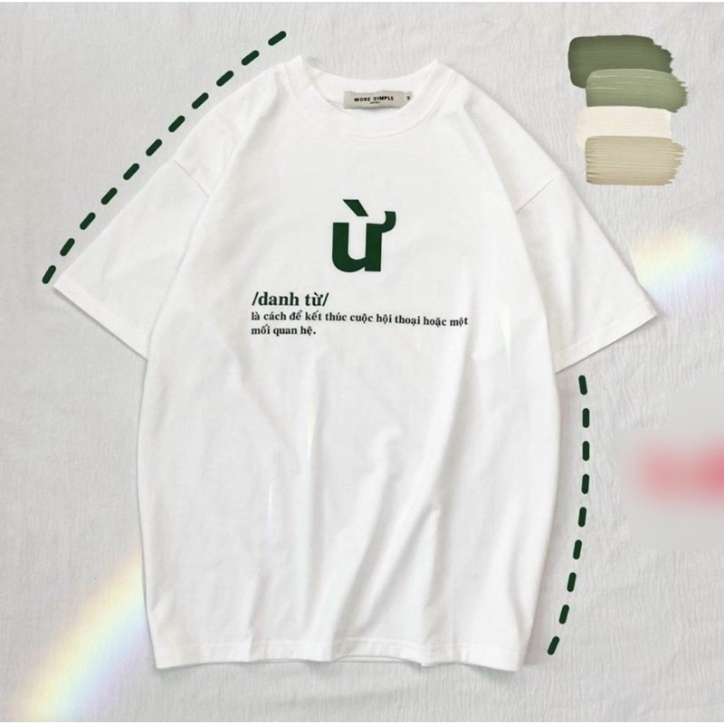 Áo Thun Tay Lỡ Ừ T-SHIRT Form Rộng Vải Thun Cotton Phong Cách Nam Nữ Unisex (Ảnh Thật/ Có Sẵn)