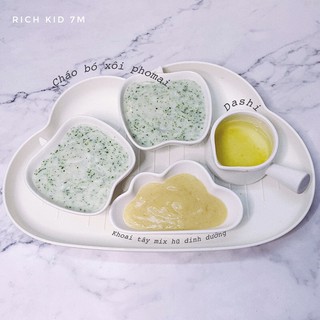 Khay ăn dặm hình đám mây cho bé