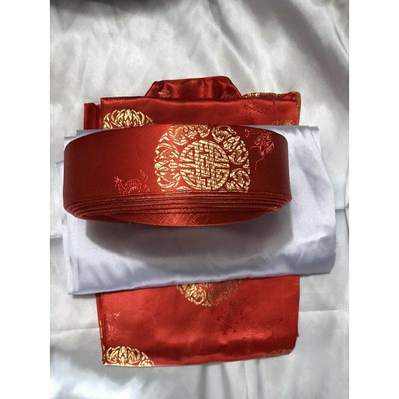 Bộ quần áo chúc thọ tặng ông bà kèm mấn đội đầu