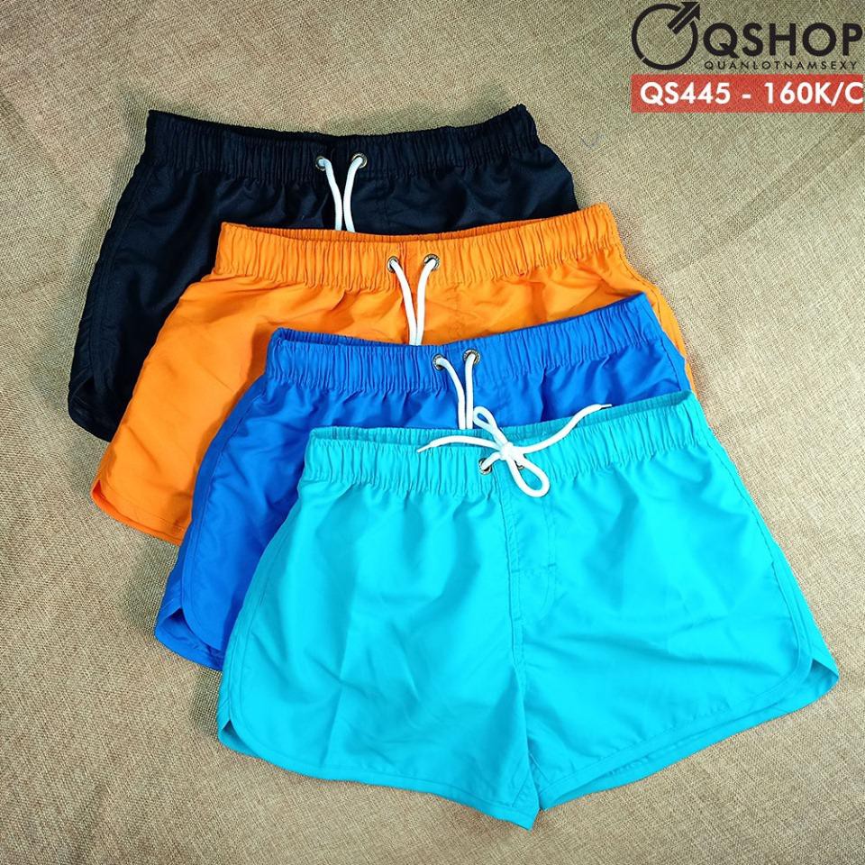 Quần short đi biển vải dù nhiều màu nỗi bật QSHOP QS445