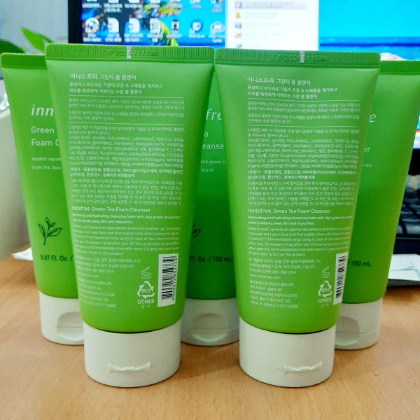 Sữa Rửa Mặt INNISFREE Trà Xanh Làm Sạch Sâu Ngăn Ngừa Mụn 150ML (CHÍNH HÃNG HÀN QUỐC) | BigBuy360 - bigbuy360.vn