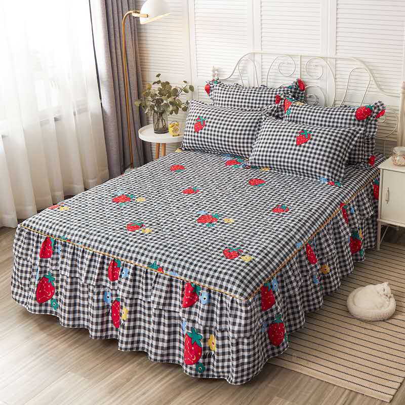 Bộ ga trần bông phủ bèo siêu đẹp đủ kích thước