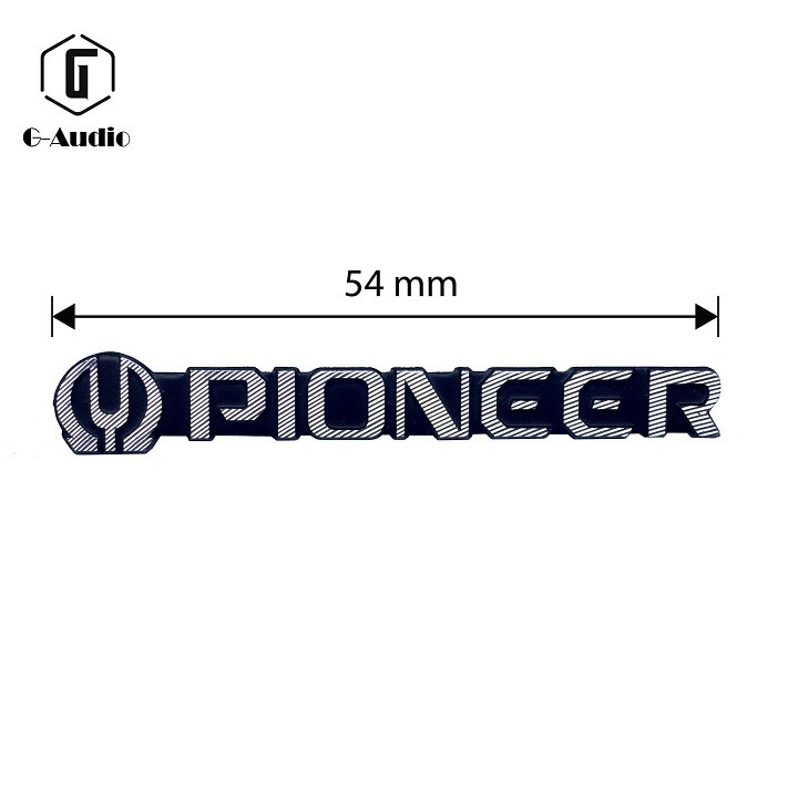 Tem Logo Pioneer (giá 1 cặp, 2 chiếc)