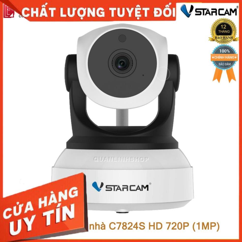 (giá khai trương) Camera Wifi IP Vstarcam C7824 HD 720P kèm thẻ nhớ 32GB