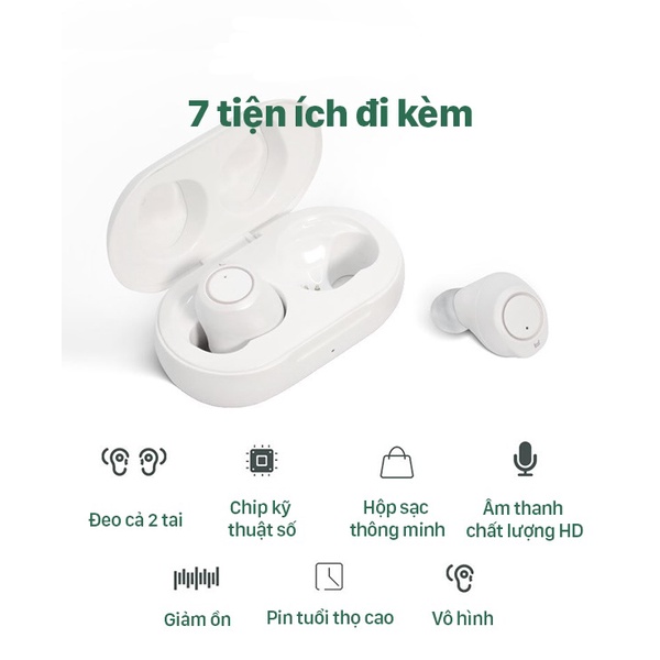 Máy Trợ Thính, Máy Trợ Thính Cho Người Già, Tai Nghe Trợ Thính Siêu Nhỏ, Máy Trợ Thính Không Dây Goodmi GM-305