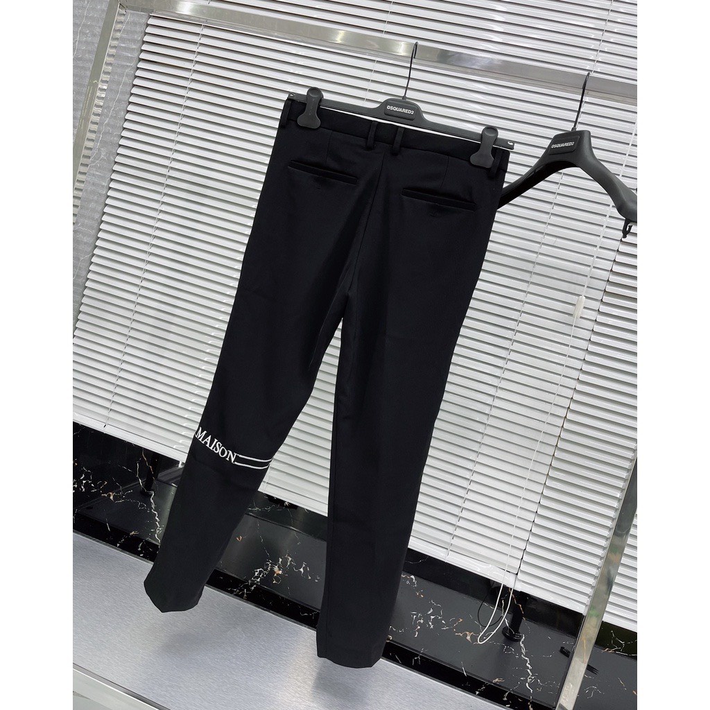 Quần Âu Màu Đen Công Sở Chất Liệu Tuyết Mưa Cao Cấp Thời Trang Nam