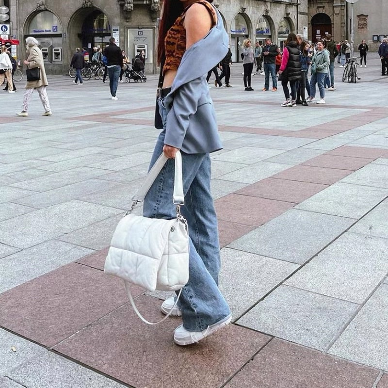 Túi Trần Trám 2 Dây Đeo Dễ Mix
