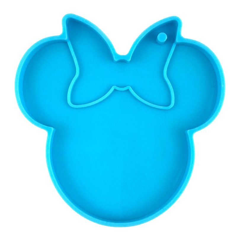 Khuôn Làm Móc Khóa Hình Bướm Có Lỗ Treo DIY