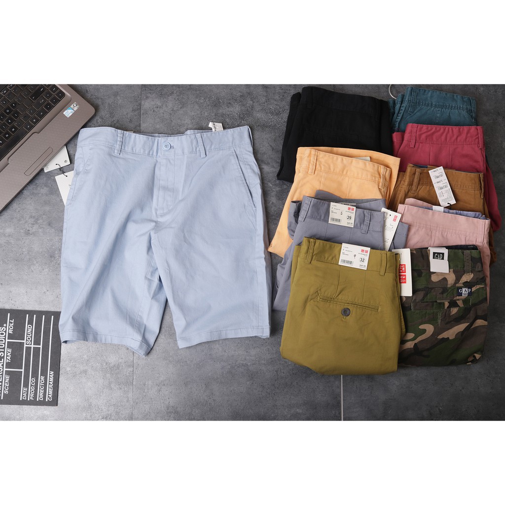 Quần short kaki nam nam VNXK zara pull bear ,h&m ...
