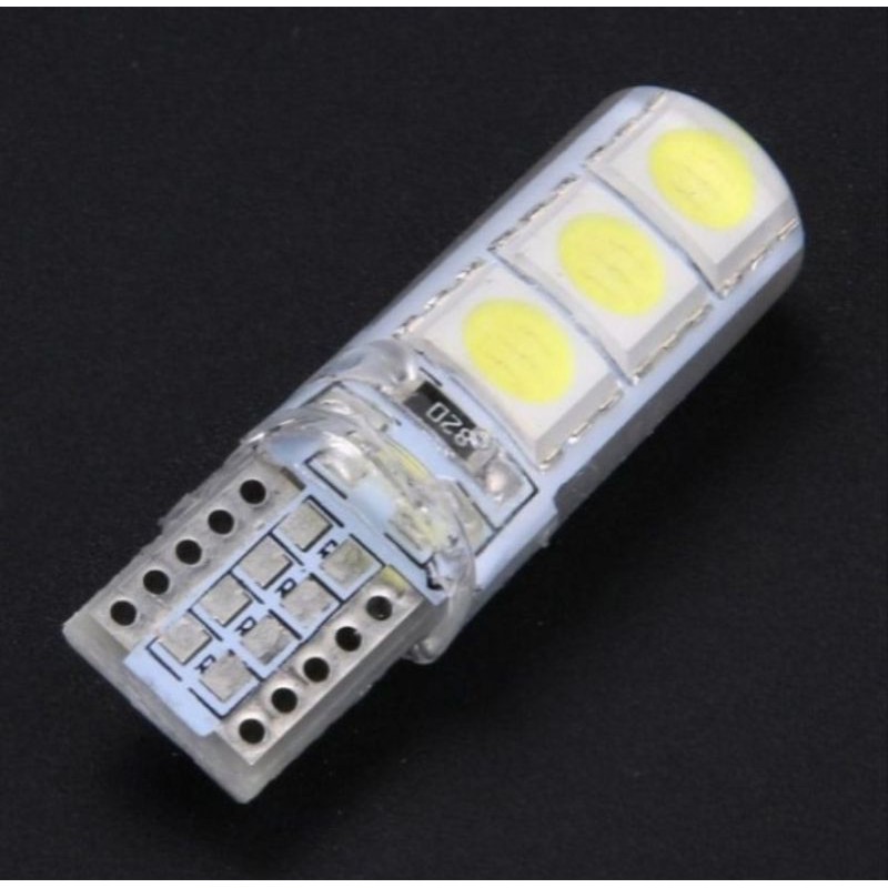 Cặp Bóng Đèn LED Demi Xi Nhan Xe Máy Chân Cắm T10