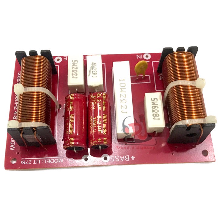 Phân tần loa kéo 01 cái mạch lọc loa phân tần loa full đơn 01 bass 1 treb phân tần loa bass 40 loa đơn 1 bass 1 treple