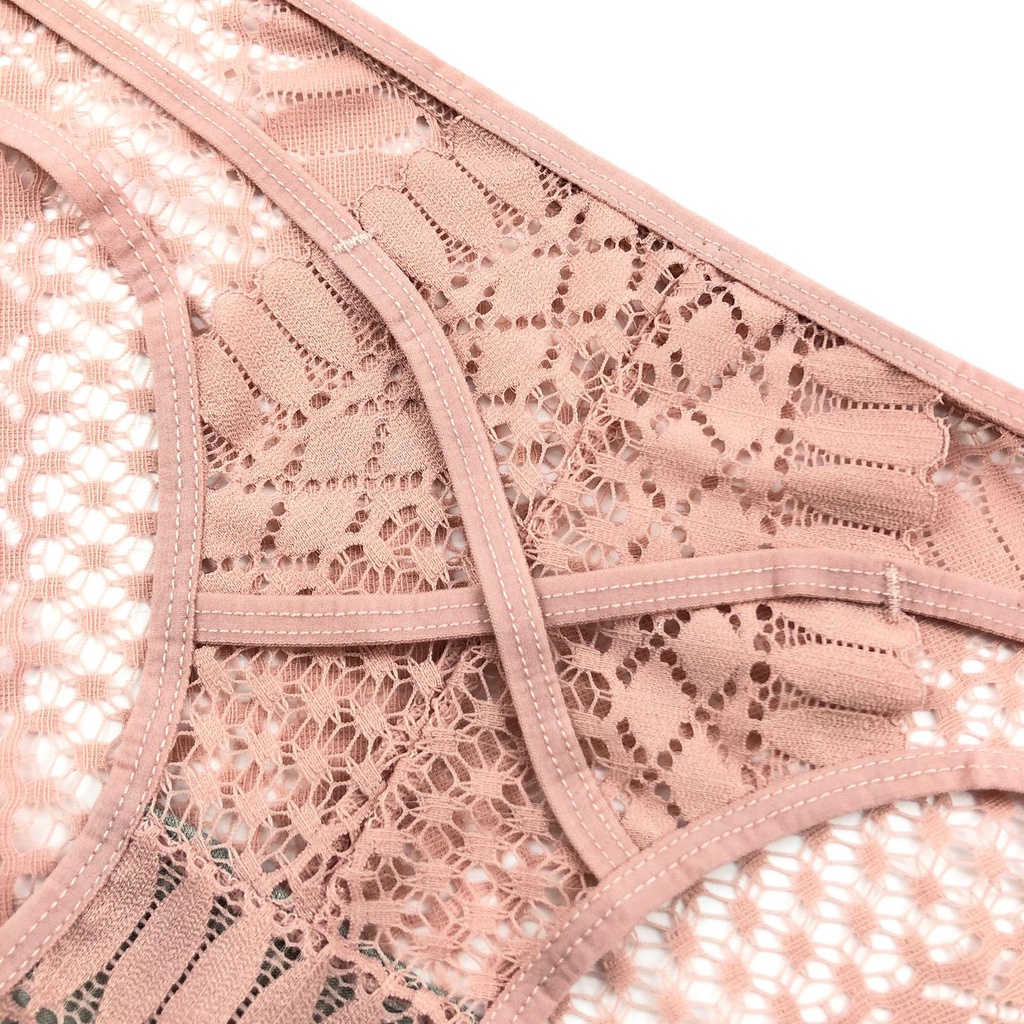 Quần lót nữ ren lưới đẹp sexy phối dây cotton quyến rũ
