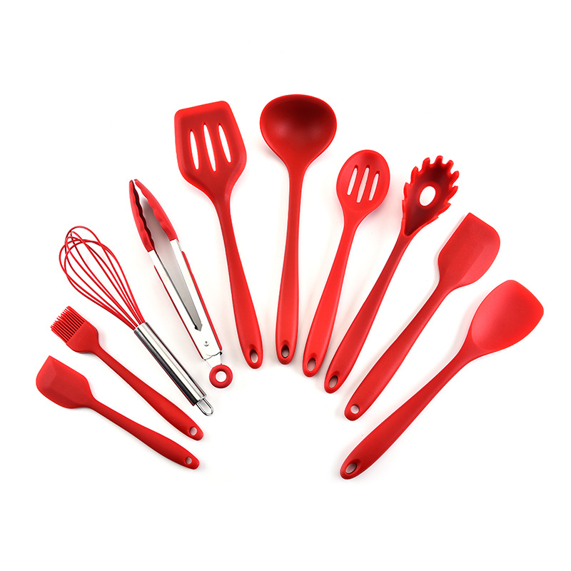 Bộ 10 dụng cụ nhà bếp chống dính phong cách hiện đại đơn giản