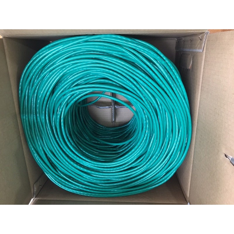 Dây mạng UTP Cat6 Nasun ECO 0939 (Loại kinh tế, Hàng chuẩn 305m)-Đường kính lõi 0.53mmCCA