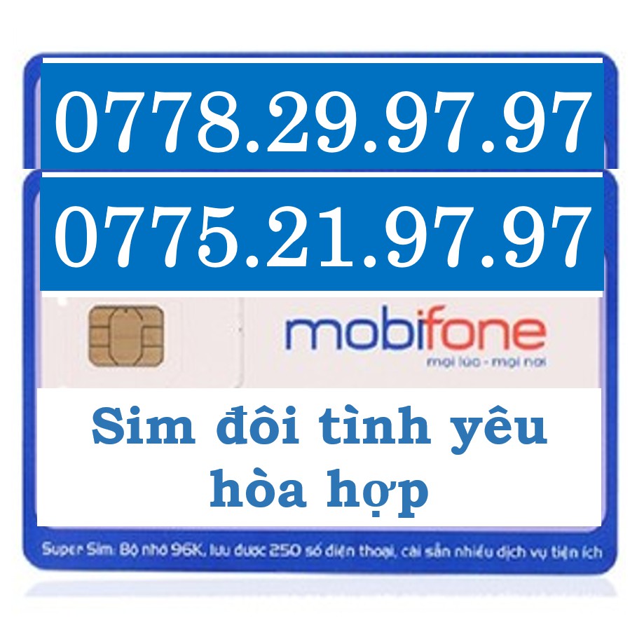 💎 Sim mobi sim cặp đôi cực chuẩn👉