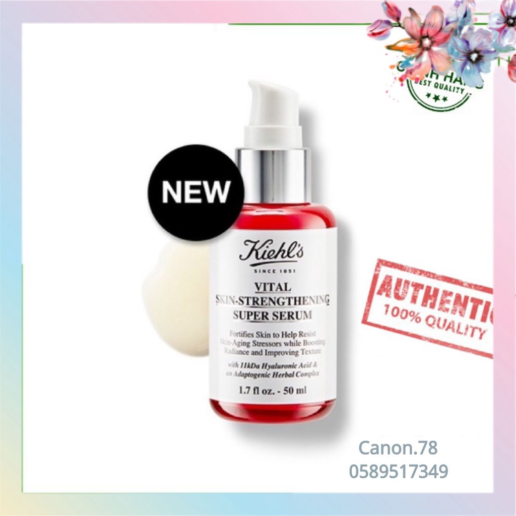 🐳 Canon.789🌱 Tinh Chất Dưỡng Sáng Trẻ Hóa Da Kiehls Vital
