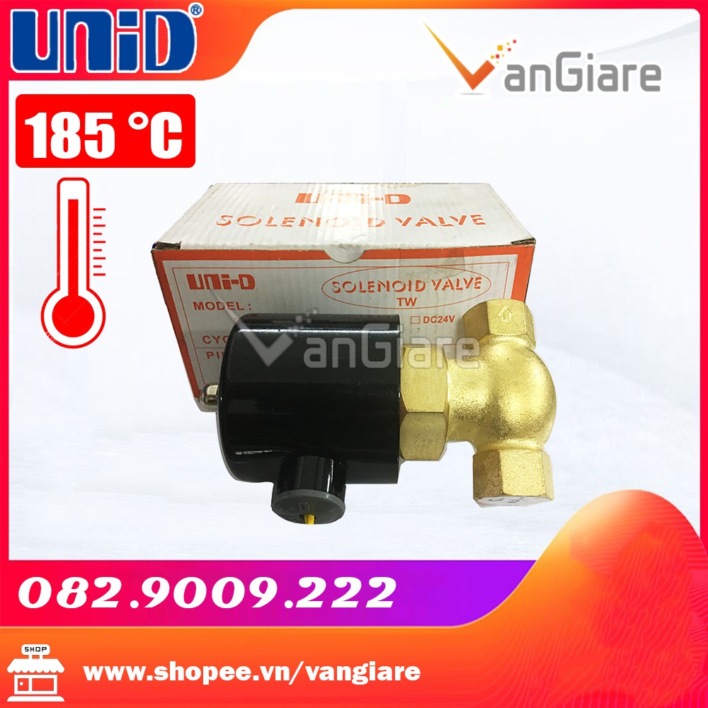 Van điện từ chịu nhiệt hơi, nước nóng 60mm US50 Unid