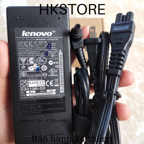 Sạc Laptop Lenovo 19v - 4.74A 90W Lenovo 3000 Y410 Y100 G430 G230 B550 E43 G460 G470 G480