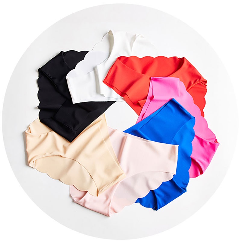 Quần lót ZXYOUPING mềm mại không đường may lưng thấp size S-XXL cho nữ