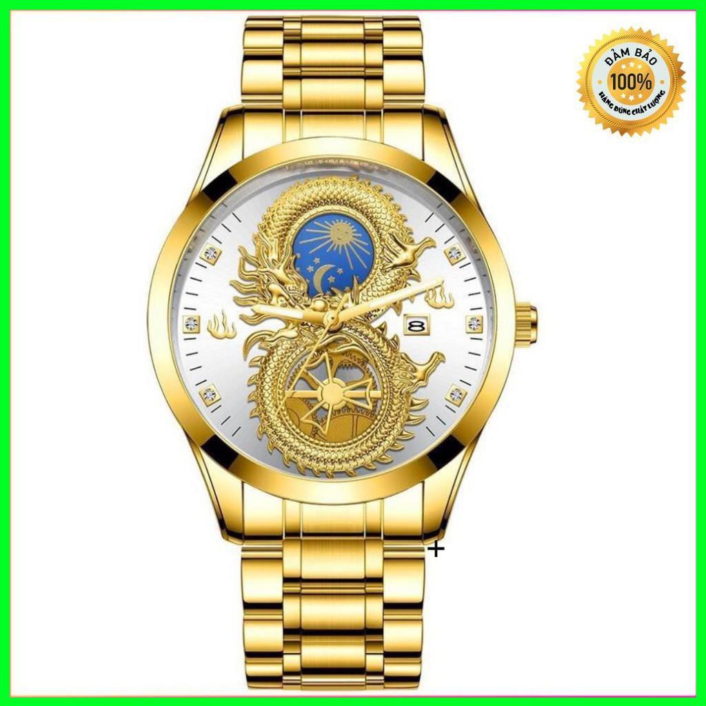 Đồng hồ nam fngeen chính hãng dây thép cao cấp mặt rồng đẹp (tặng kèm hộp và pin dự phòng) | BigBuy360 - bigbuy360.vn