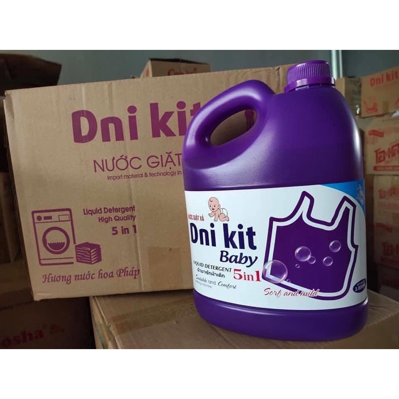 Nước Giặt Xả Hương Comfort Dni Kit Công Nghệ Thái Lan can 3800ml