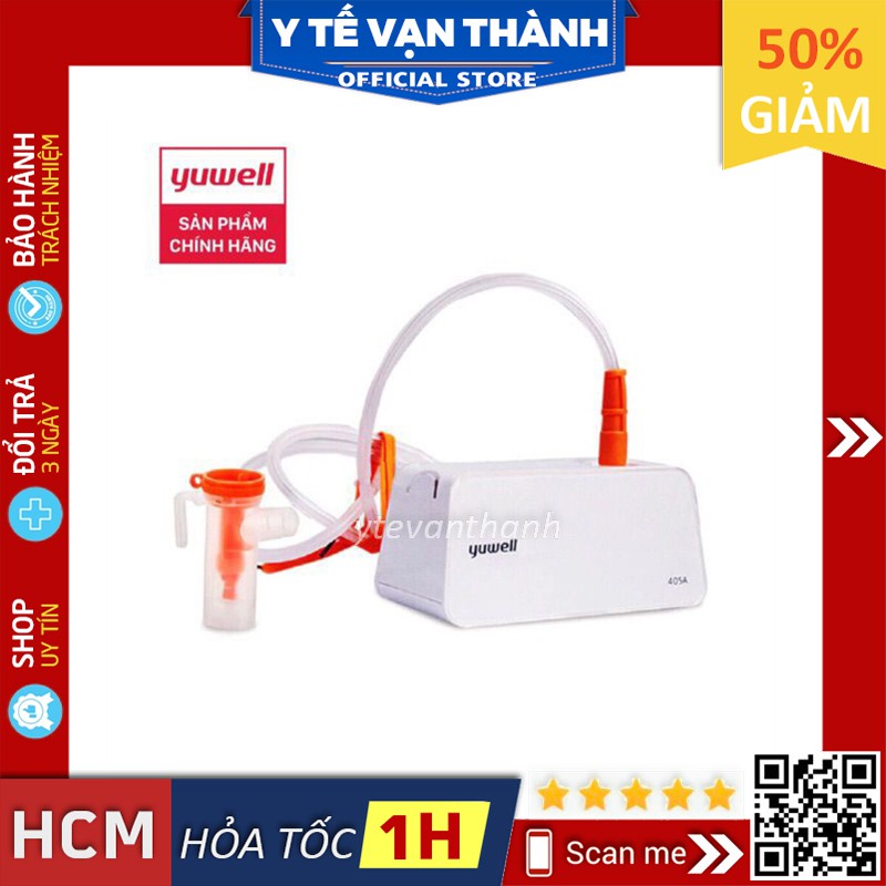 ✅ Máy Xông Khí Dung Yuwell 405A siêu nhỏ gọn - Bảo hành 2 năm chính hãng -VT0619 | Y Tế Vạn Thành