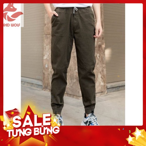 Quần jogger nam ống côn, quần jogger kaki nam nữ unisex mặc đi học đi chơi cực thoải mái - Hàng nhập khẩu