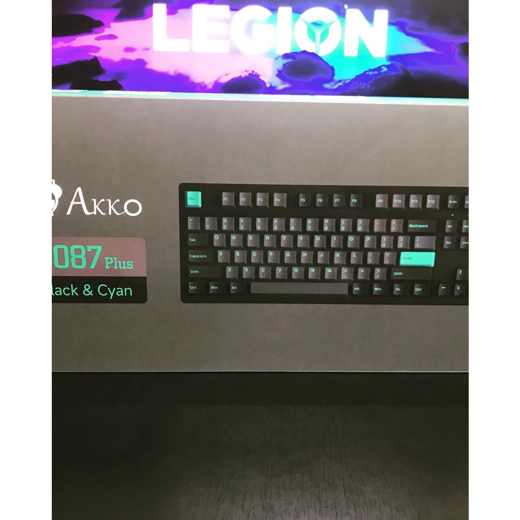 Bàn phím cơ AKKO 3098B Multi-modes Black & Cyan