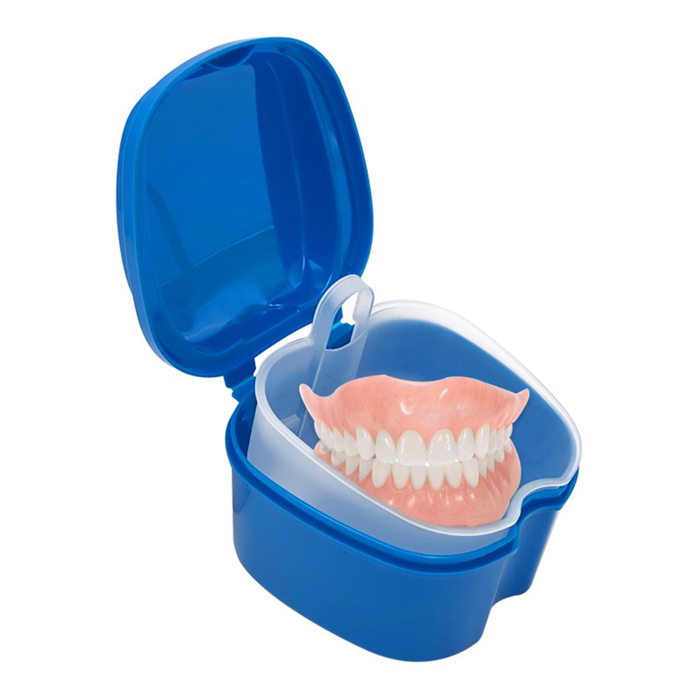 Hộp Đựng Răng Giả Chăm Sóc Sức Khỏe Bền Bỉ Có Lưới Treo Chỉnh Răng Bền Bỉ Nhiều Màu Sắc
