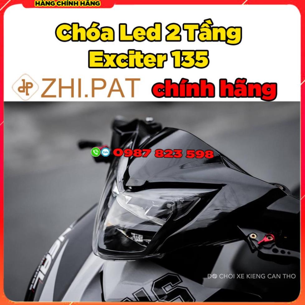 ✅ Đèn pha LED 2 tầng cho EX 135 hàng ZHIPAT chính hãng ✅