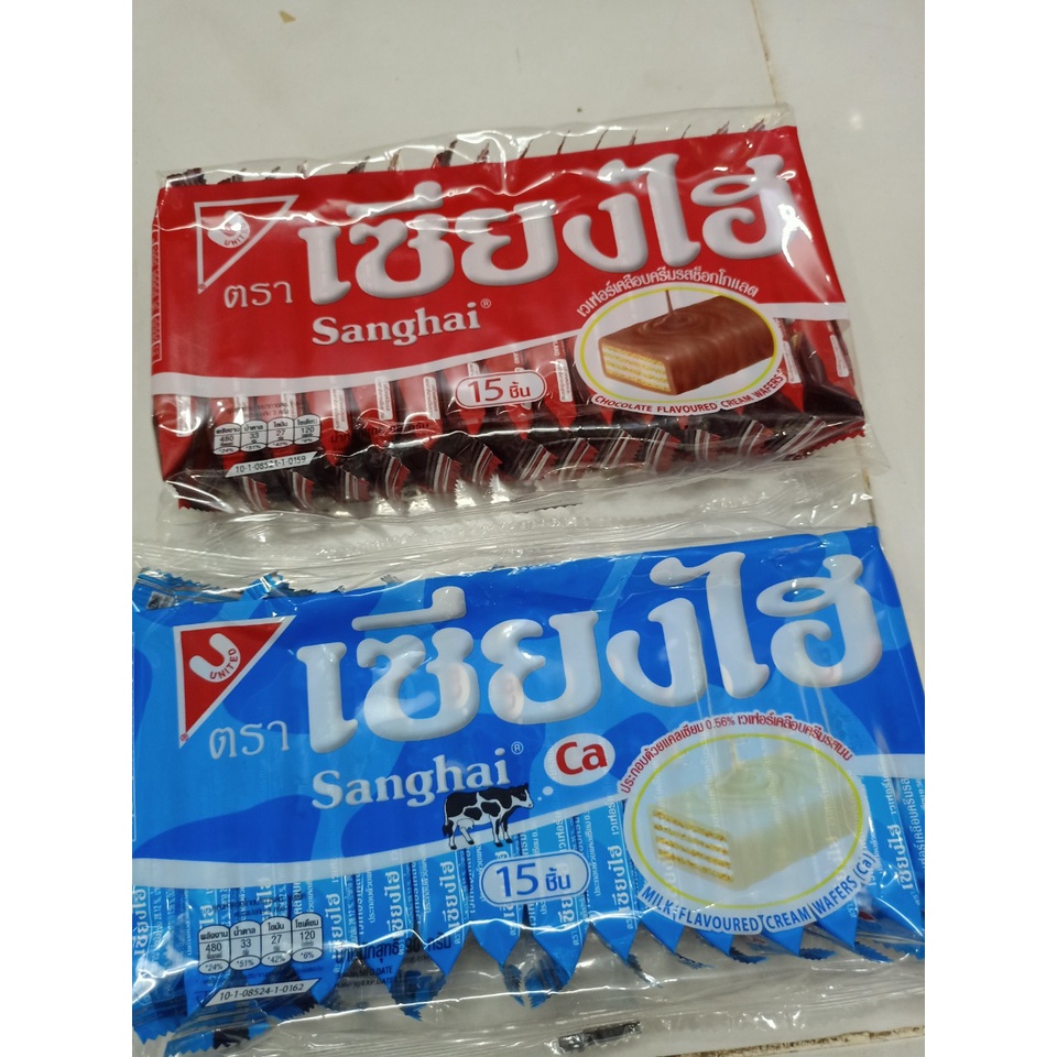 Bánh xốp JUMBO SANGHAI Thái Lan 15 gói nhỏ/bịch