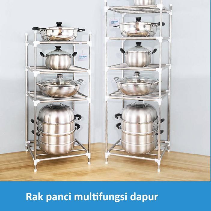 Kệ Để Giày 4-5 Tầng Bằng Thép Không Gỉ Tiện Dụng Cho Nhà Bếp | BigBuy360 - bigbuy360.vn