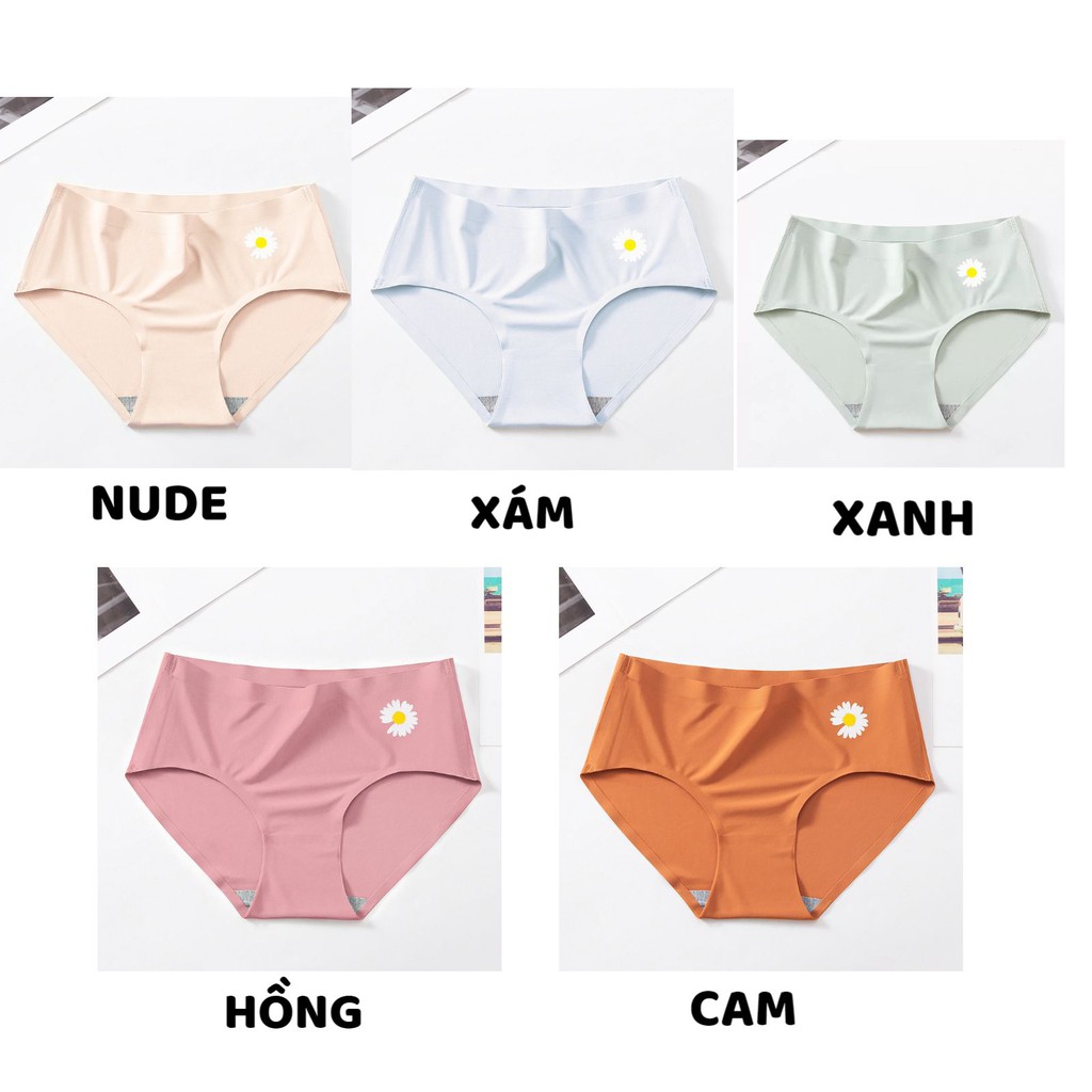 Quần Lót Nữ ❤️FREESHIP❤️ Quần Lót Đúc Su cao cấp phối hoa cúc điệu đà mã 0046