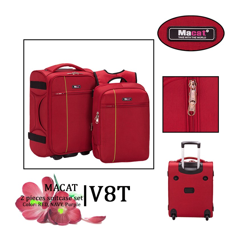 Bộ Vali kèm ba lô Macat V8T