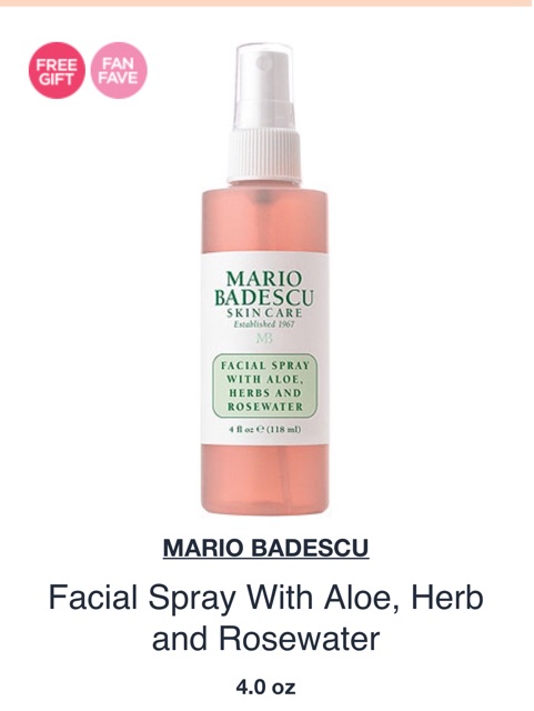 Đủ Bill- Xịt khoáng Mario Badescu