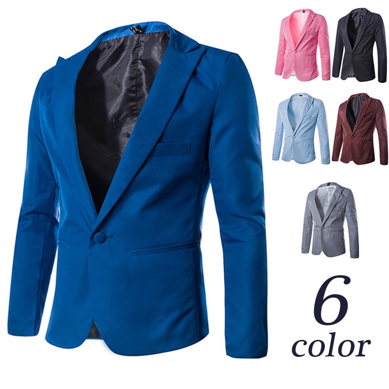Áo khoác blazer phối nút thiết kế thời trang cho nam | BigBuy360 - bigbuy360.vn