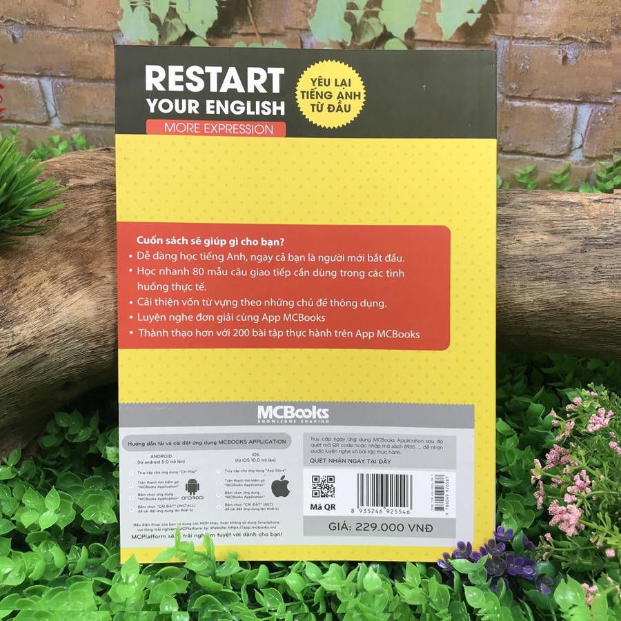 Sách - Yêu Lại Tiếng Anh Từ Đầu - Restart Your English - More Expression Tặng Kèm Bookmark