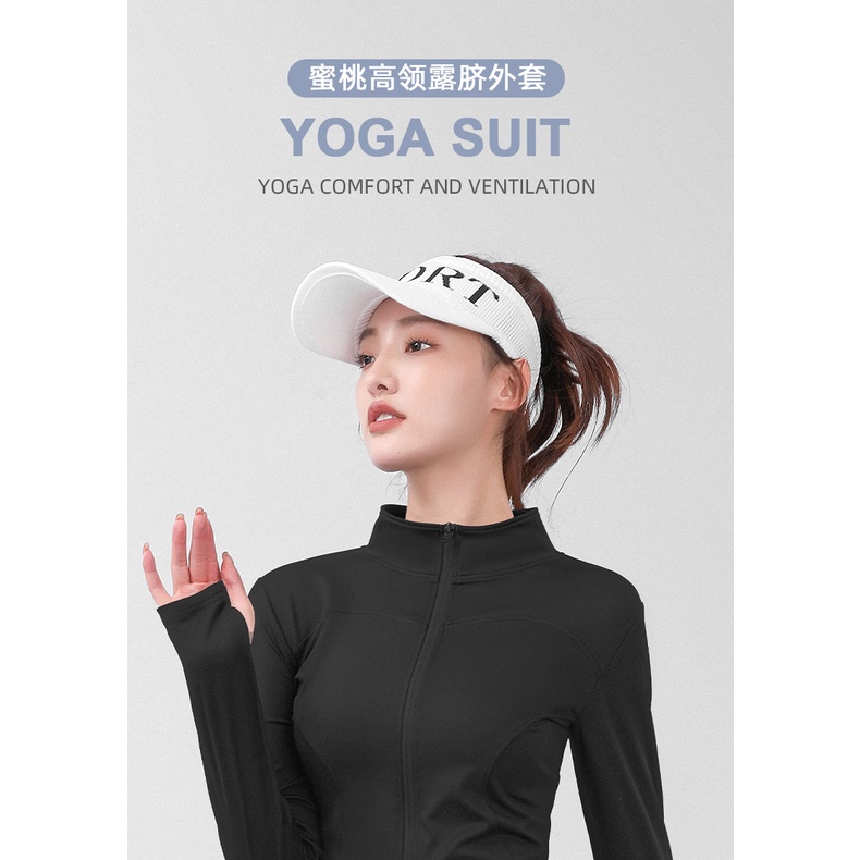 Áo Khoác Cổ Đứng Có Khóa Kéo Hở Rốn Dáng Ôm Thời Trang Mùa Thu Mới