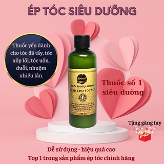 Thuốc duỗi tóc tại nhà KERATIN duỗi tóc yếu ép tóc đã tẩy ép tóc mái