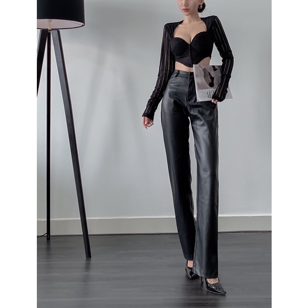 Áo corset tay dài tôn dáng-LIAM Top