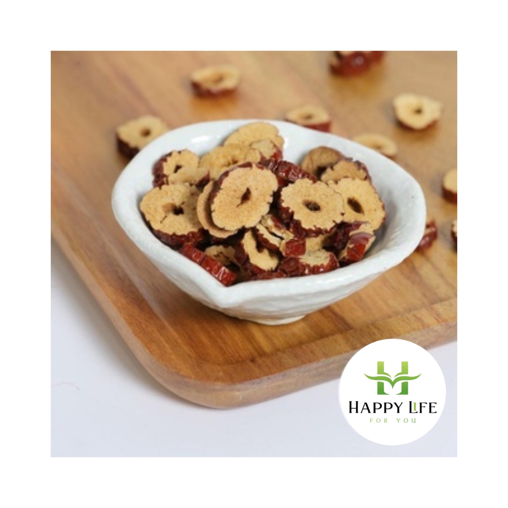 Táo đỏ Hàn Quốc, táo đỏ cắt lát sấp khô cao cấp - Happy Life 4U