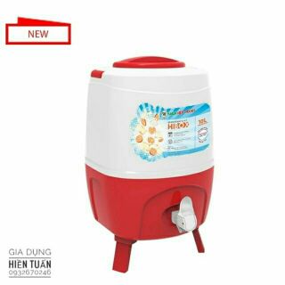 BÌNH ĐÁ HIBOX 10L CÓ VÒI HITACO